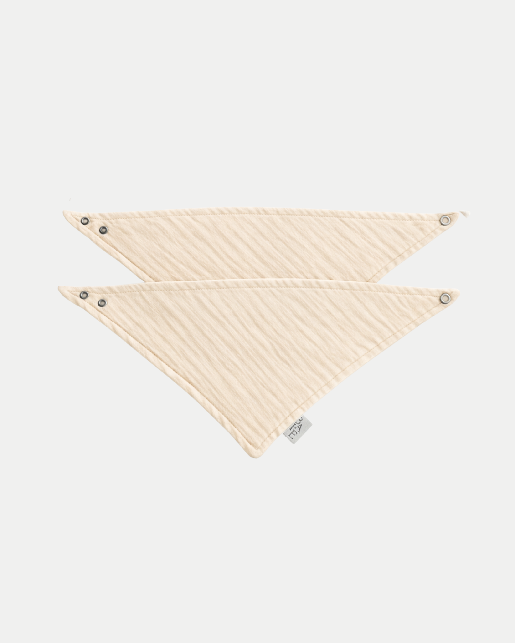 Muslin savlesmæk - Beige (2 pak)