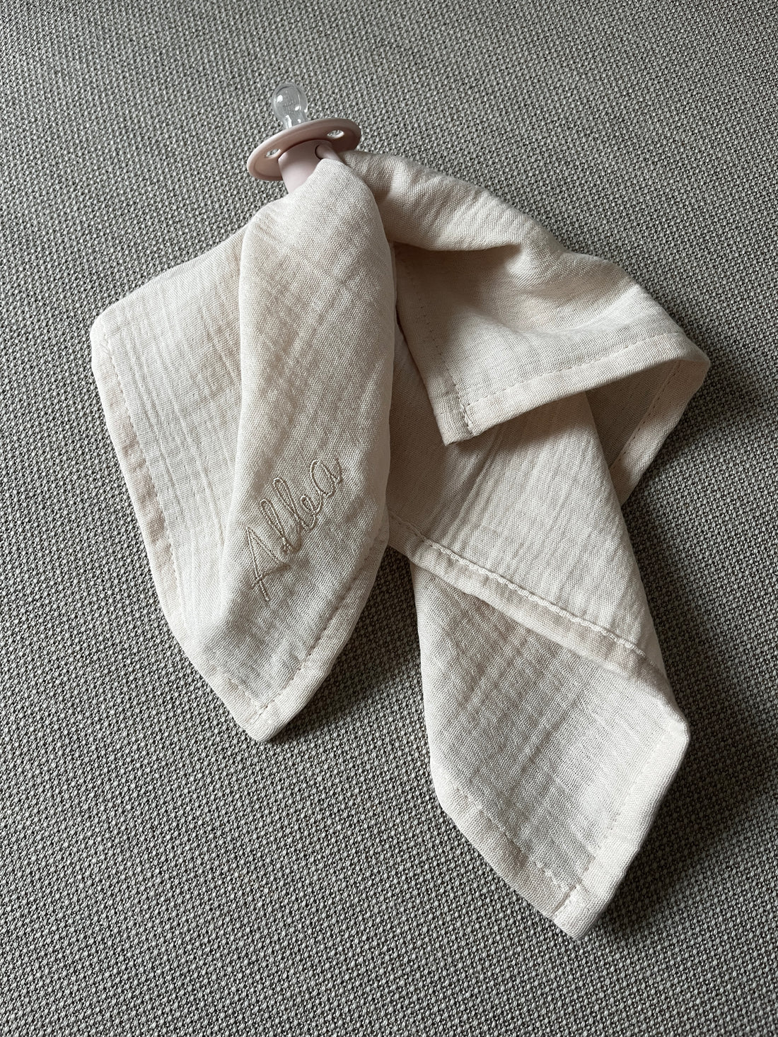 Muslin mini stofbleer - Beige (3-pak)