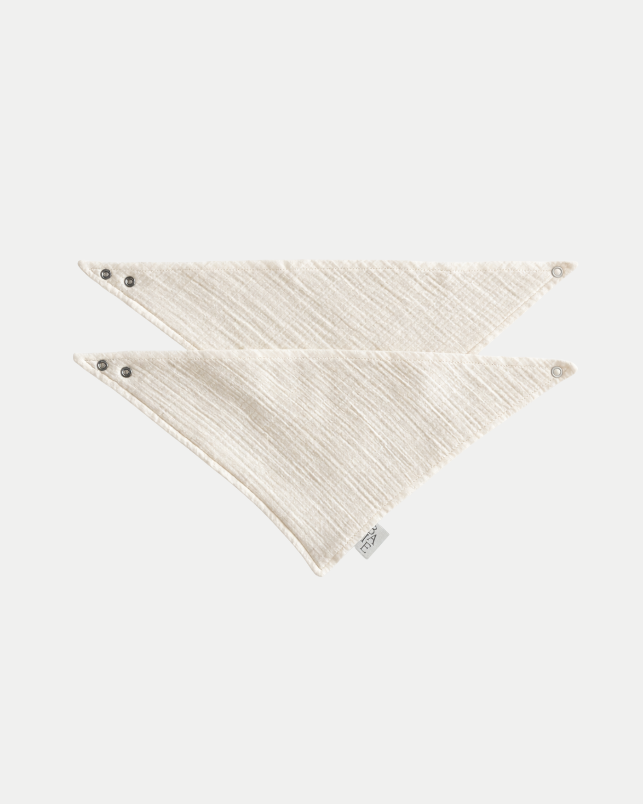 Muslin savlesmæk - Off White (2 pak)