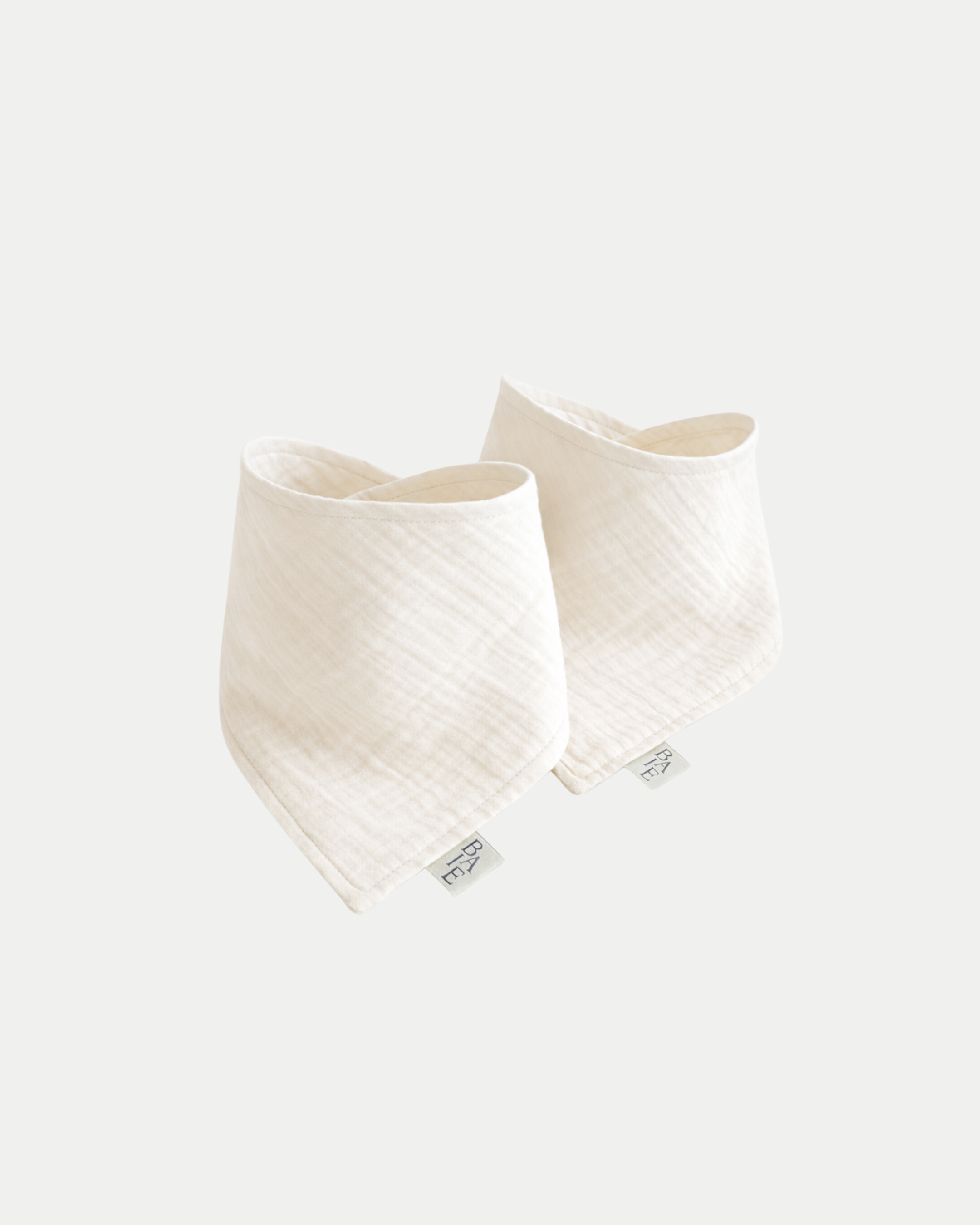 Muslin savlesmæk - Off White (2 pak)