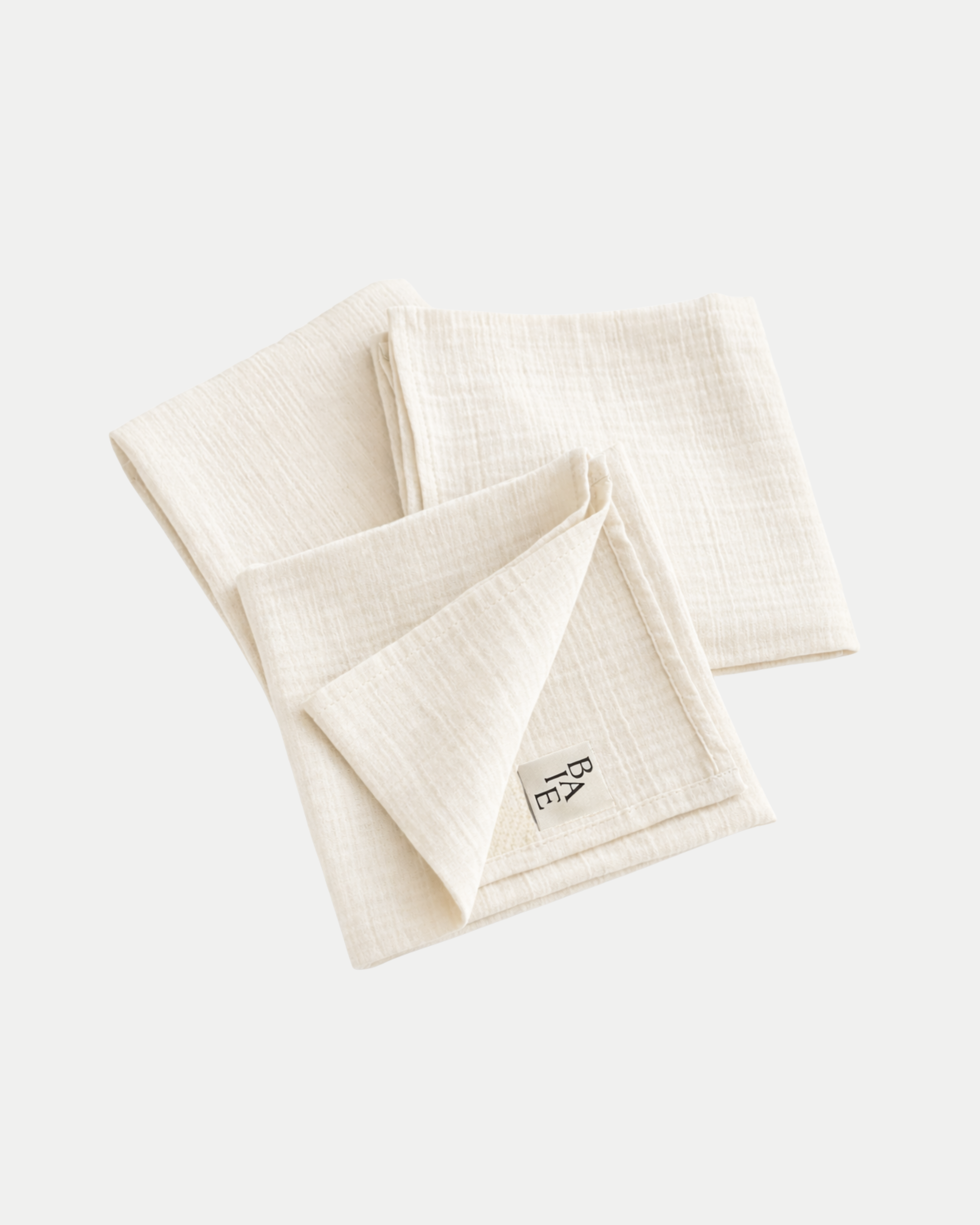 Muslin stofbleer - Off White (3-pak)